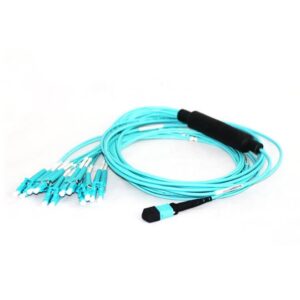 MPO breakout fiber optic cable MPO to LC connectors