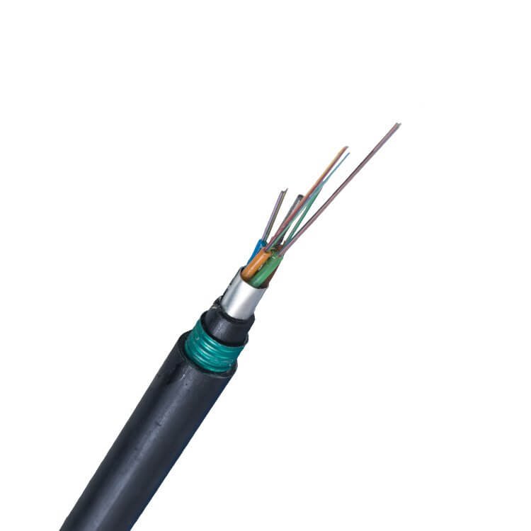 direct burial fiber optic cable gyta53 stranded loose tube armored fiber optic cable