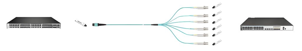 MPO Breakout connection